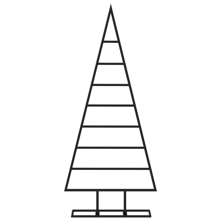VidaXL Weihnachtsdekoration Weihnachtsbaum 125 cm Metall Schwarz