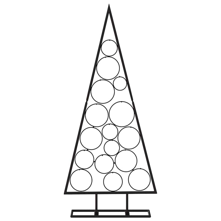 VidaXL Weihnachtsdekoration Weihnachtsbaum 125 cm Metall Schwarz