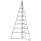 VidaXL Weihnachtsdekoration Weihnachtsbaum 180 cm Metall Schwarz - afbeelding 2