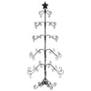 Vidaxl Weihnachtsdekoration Weihnachtsbaum 150 cm Metall Schwarz