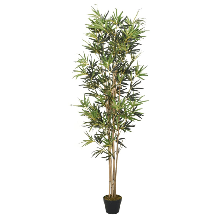 VidaXL Kunstpflanze Bambus 1104 Blätter 180 cm Grün