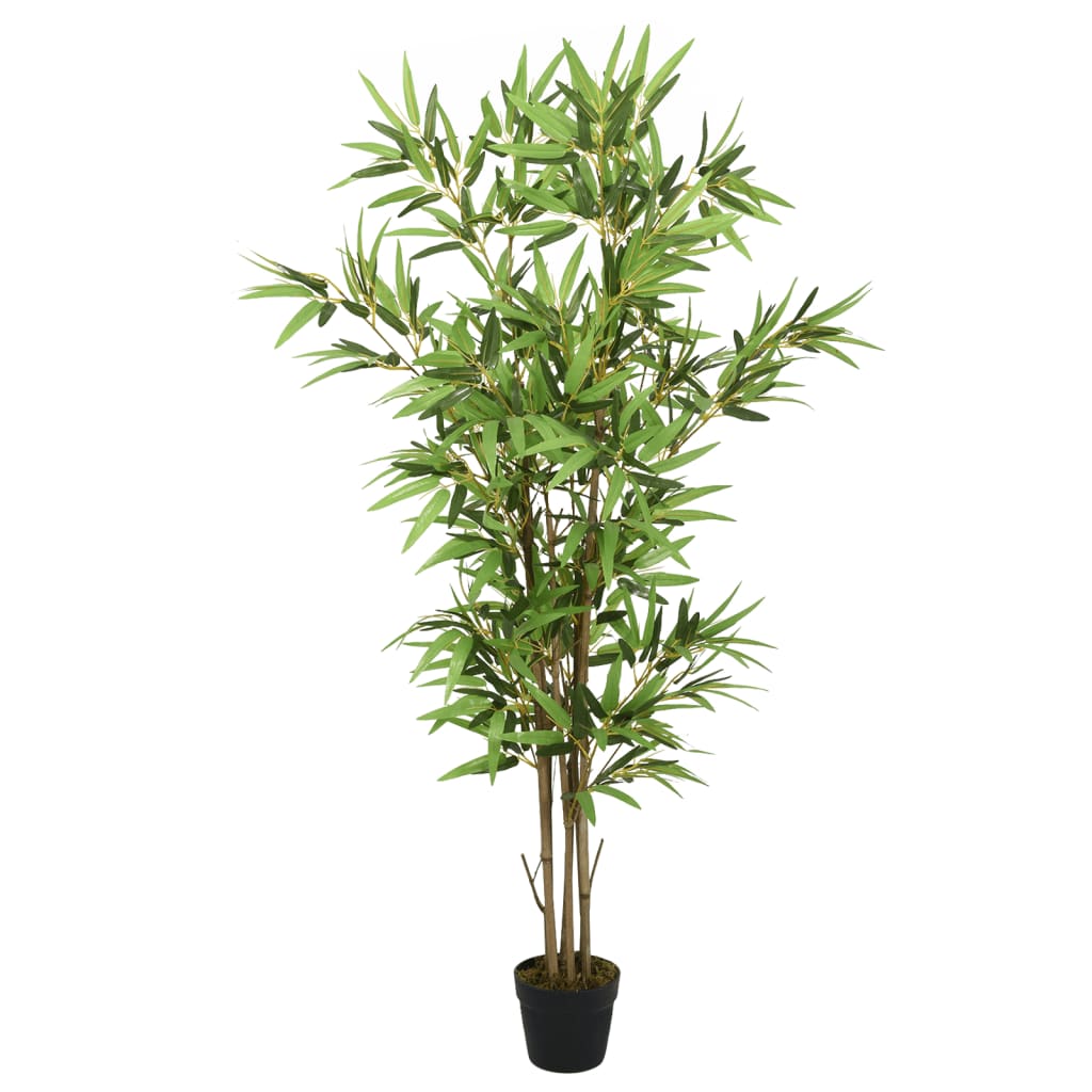 Vidaxl Künstliche Pflanzenbambus 828 Blätter 150 cm Grün