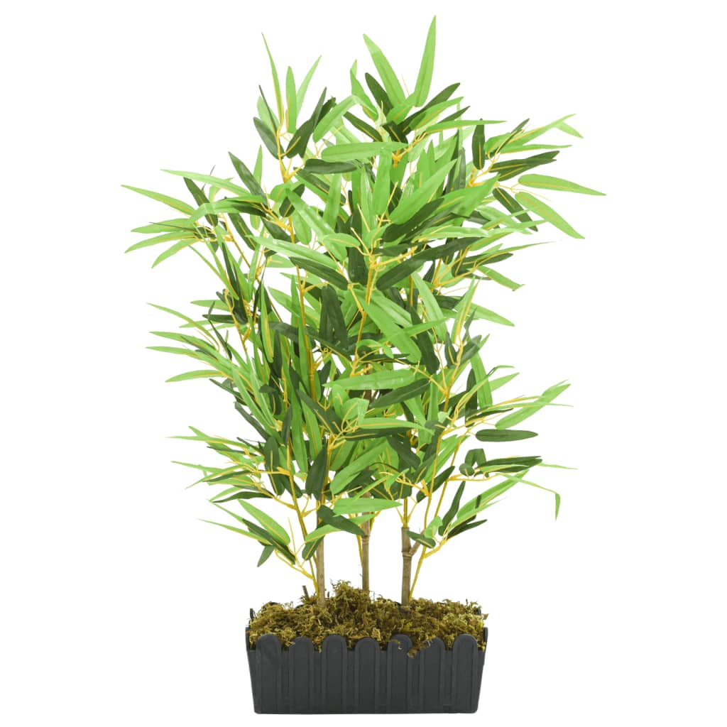 VidaXL Kunstpflanze Bambus 500 Blätter 80 cm grün