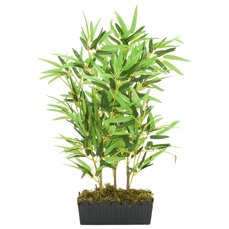 VidaXL Kunstpflanze Bambus 500 Blätter 80 cm grün