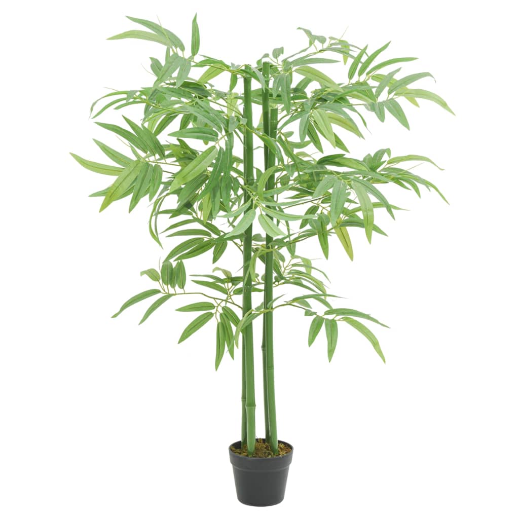 VidaXL Kunstpflanze Bambus 384 Blätter 120 cm grün