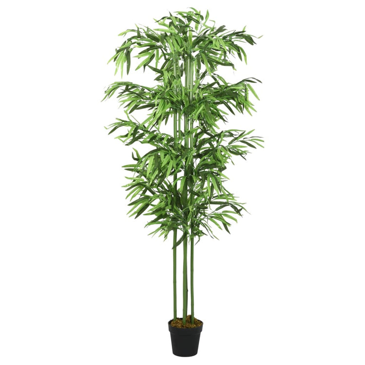 VidaXL Kunstpflanze Bambus 864 Blätter 180 cm grün