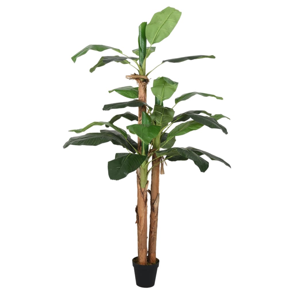 VidaXL Kunstpflanze Bananenbaum 22 Blätter 200 cm grün