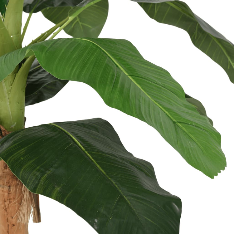 VidaXL Kunstpflanze Bananenbaum 22 Blätter 200 cm grün
