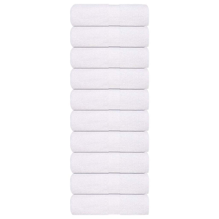 Vidaxl Waschlappen 10 ST 15x21 cm 360 g m² 100% Baumwollweiß