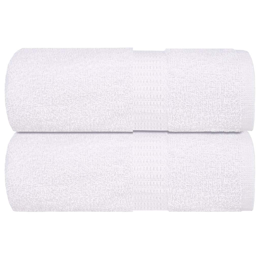 Vidaxl -Seifenwischtücher 2 ST 30x30 cm 360 g m² 100% Baumwollweiß