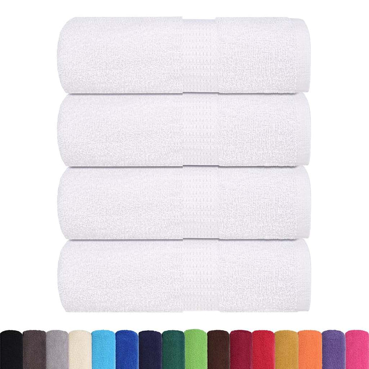 Vidaxl Seifenwisch 4 ST 30 x 30 cm 360 g m² 100% Baumwollweiß