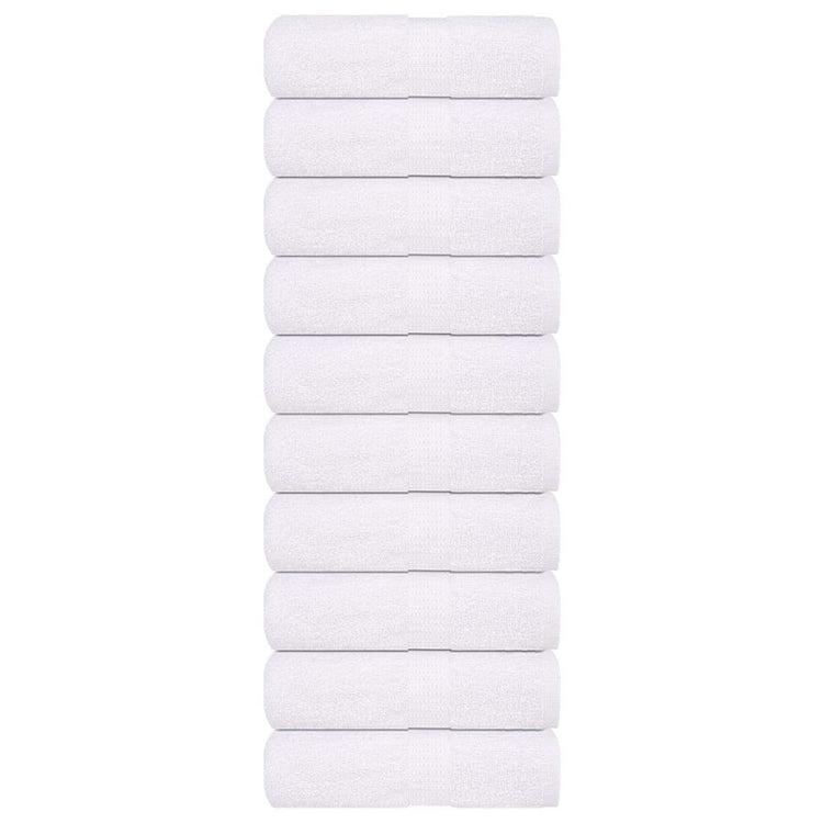Vidaxl Seifenwisch 10 ST 30 x 30 cm 360 g m² 100% Baumwollweiß