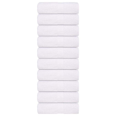 VIDAXL GAST WIPES 10 PCs 30 x 50 cm 360 g m² 100% Baumwollweiß