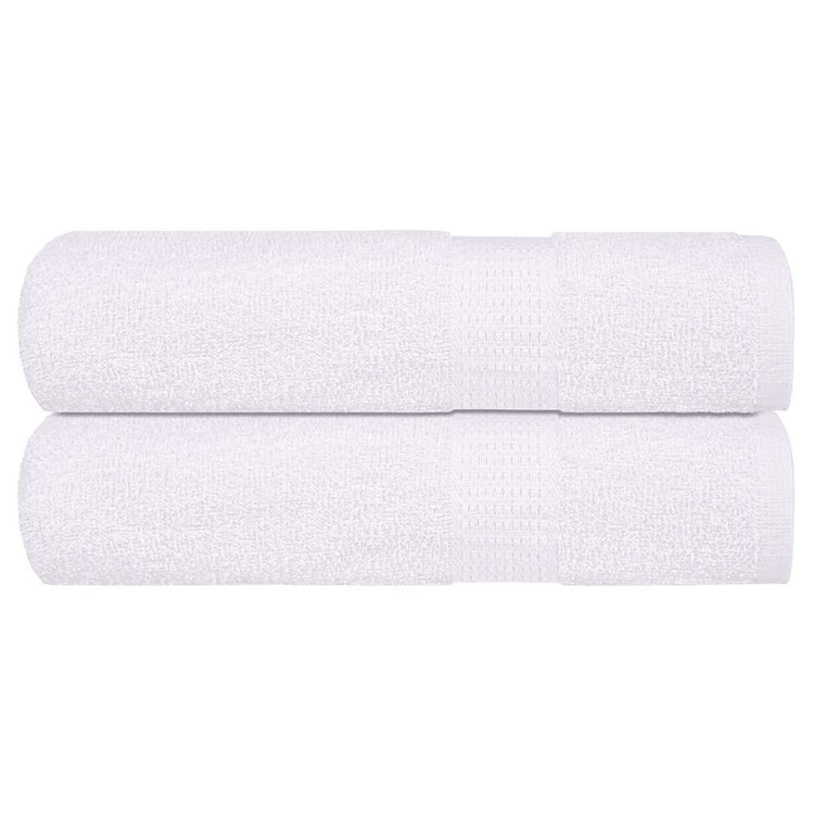 VIDAXL -Handtücher 2 ST 50x100 cm 360 g m² 100% Baumwoll weiß