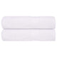 VIDAXL -Handtücher 2 ST 50x100 cm 360 g m² 100% Baumwoll weiß