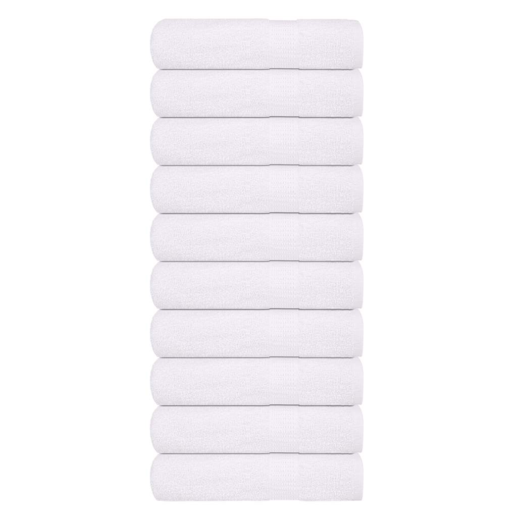 VIDAXL -Handtücher 10 ST 50x100 cm 360 g m² 100% Baumwollweiß