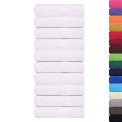 VIDAXL -Handtücher 10 ST 50x100 cm 360 g m² 100% Baumwollweiß
