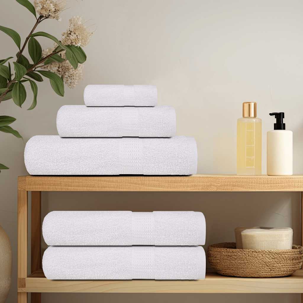 VIDAXL -Handtücher 10 ST 50x100 cm 360 g m² 100% Baumwollweiß