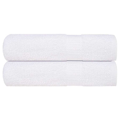 VIDAXL Duschtücher 2 ST 70x140 cm 360 g m² 100% Baumwollweiß