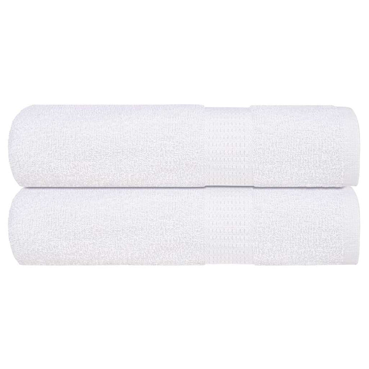 VIDAXL Duschtücher 2 ST 70x140 cm 360 g m² 100% Baumwollweiß