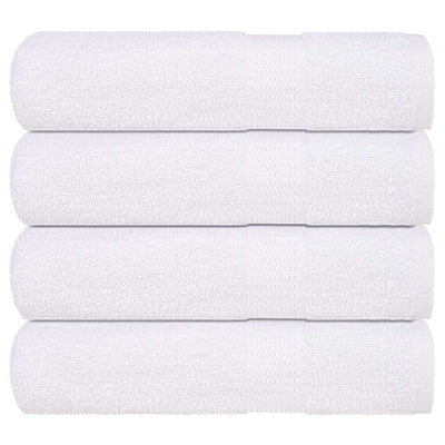 VIDAXL Duschtücher 4 ST 70x140 cm 360 g m² 100% Baumwollweiß