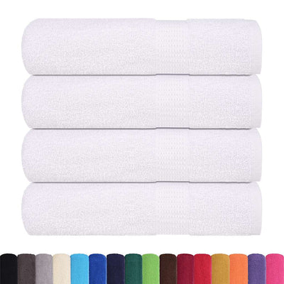 VIDAXL Duschtücher 4 ST 70x140 cm 360 g m² 100% Baumwollweiß