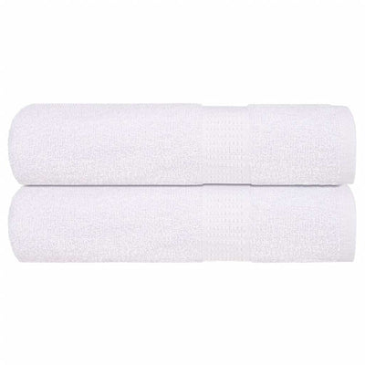 Vidaxl Badetücher 2 ST 100x150 cm 360 g m² 100% Baumwollweiß