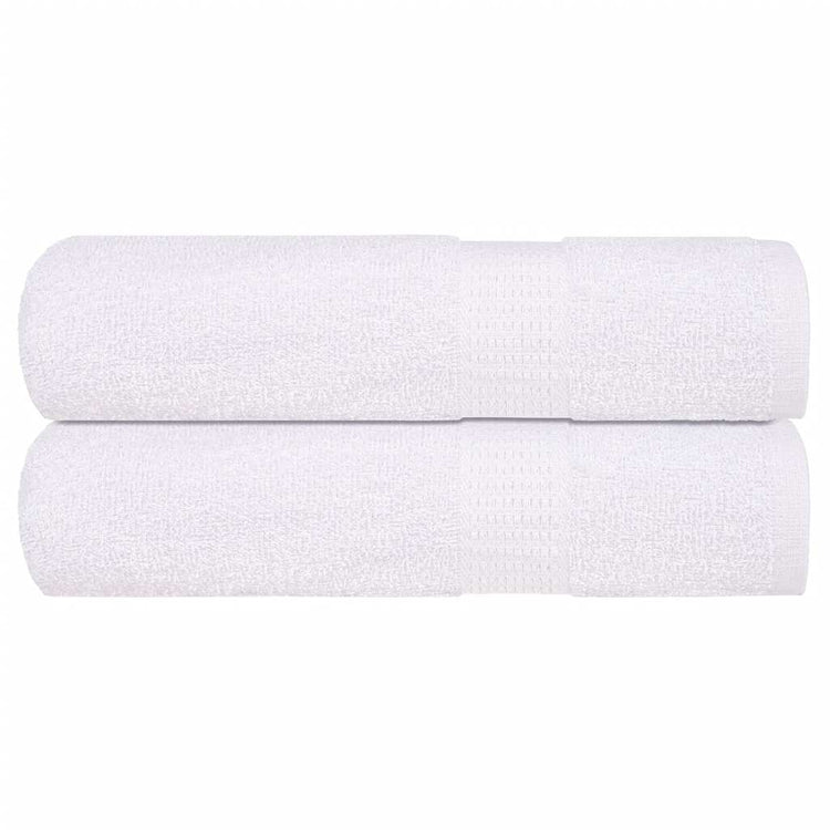 Vidaxl Badetücher 2 ST 100x150 cm 360 g m² 100% Baumwollweiß