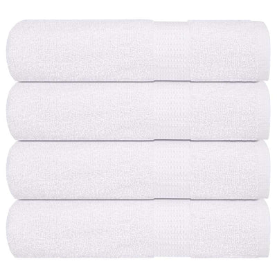 Vidaxl Badetücher 4 Stcs 100x150 cm 360 g m² 100% Baumwollweiß