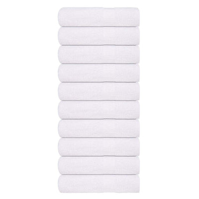 Vidaxl Badetücher 10 Stcs 100x150 cm 360 g m² 100% Baumwollweiß