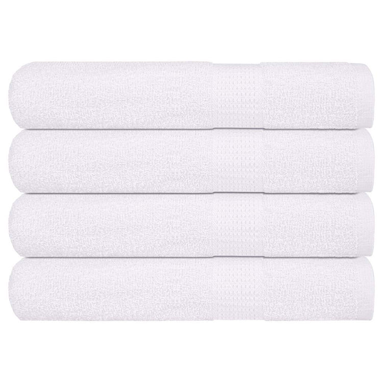 VIDAXL -Handtücher 4 ST 100x200 cm 360 g m² 100% Baumwoll weiß