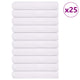 VIDAXL -Handtücher 25 ST 100x200 cm 360 g m² 100% Baumwollweiß