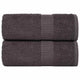 Vidaxl Waschlappen 2 ST 15x21 cm 360 g m² 100% Baumwoll -Anthrazitfarbe