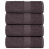 Vidaxl Waschlappen 4 ST 15x21 cm 360 g m² 100% Baumwoll -Anthrazitfarbe