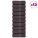 Vidaxl Waschlappen 50 ST 15x21 cm 360 g m² 100% Baumwoll -Anthrazitfarbe
