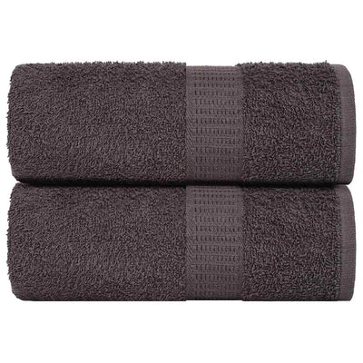 Vidaxl -Seifenwischtücher 2 ST 30 x 30 cm 360 g m² 100% Baumwoll -Anthrazitfarbe