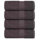 Vidaxl -Seifenwischtücher 4 ST 30 x 30 cm 360 g m² 100% Baumwoll -Anthrazitfarbe