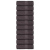 Vidaxl -Seifenwischtücher 10 ST 30 x 30 cm 360 g m² 100% Baumwoll -Anthrazitfarbe