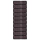 Vidaxl -Seifenwischtücher 10 ST 30 x 30 cm 360 g m² 100% Baumwoll -Anthrazitfarbe