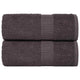 VIDAXL GAST WIPES 2 PCS 30 x 50 cm 360 g m² 100% Baumwoll -Anthrazitfarbe