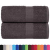 VIDAXL GAST WIPES 2 PCS 30 x 50 cm 360 g m² 100% Baumwoll -Anthrazitfarbe