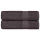 VIDAXL Duschtücher 2 ST 70x140 cm 360 g m² 100% Baumwoll -Anthrazit