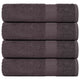 VIDAXL Duschtücher 4 ST 70x140 cm 360 g m² 100% Baumwoll -Anthrazit