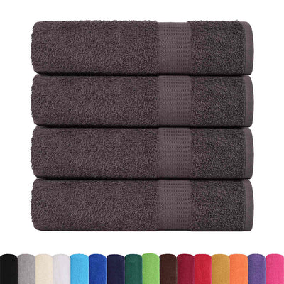 VIDAXL Duschtücher 4 ST 70x140 cm 360 g m² 100% Baumwoll -Anthrazit
