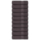 VIDAXL Duschtücher 10 ST 70x140 cm 360 g m² 100% Baumwoll -Anthrazit