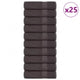 VIDAXL Duschtücher 50 ST 70 x 140 cm 360 g m² 100% Baumwoll -Anthrazit
