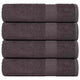 Vidaxl Badetücher 4 ST 100x150 cm 360 g m² 100% Baumwoll -Anthrazit