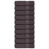 Vidaxl Badetücher 10 Stk 100x150 cm 360 g m² 100% Baumwoll -Anthrazit