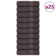 Vidaxl Badetücher 25 ST 100x150 cm 360 g m² 100% Baumwoll -Anthrazit