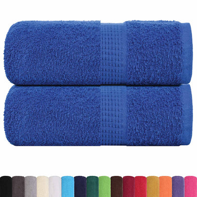 Vidaxl Seifenwisch 2 ST 30 x 30 cm 360 g m² 100% Baumwollblau